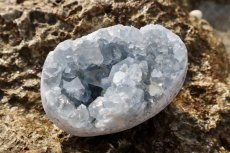 画像1: （セール）（虹入り）セレスタイトクラスター1.2kg (1)