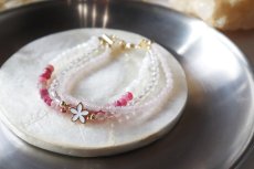 画像1: 【女性性を高める/恋愛・美しさ】3連ブレスレット15cm〜17cm（アジャスター付き） (1)